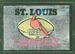 1960 Topps Metallic Stickers St. Louis Cardinals