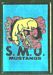 1960 Topps Metallic Stickers SMU Mustangs