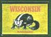 1960 Topps Metallic Stickers Wisconsin Badgers