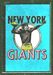 1960 Topps Metallic Stickers New York Giants