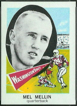 1961 Nu-Card Mel Melin football card