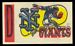 1961 Topps Flocked Stickers NY Giants