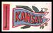1961 Topps Flocked Stickers Kansas