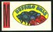 1961 Topps Flocked Stickers Buffalo Bills - M