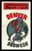 1961 Topps Flocked Stickers Denver Broncos - G