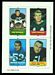 1969 Topps 4-in-1 Gene Hickerson, Donny Anderson, Mike Lucci, Dick Butkus