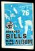 1969 Topps Mini-Card Albums Buffalo Bills