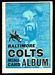 1969 Topps Mini-Card Albums Baltimore Colts