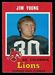 1971 O-Pee-Chee CFL Jim Young
