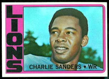 Charlie Sanders 1972 Topps football card - Charlie_Sanders