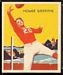 1935 National Chicle football card #13: Homer Griffith