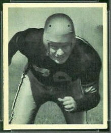 Bill "Red" Moore 1948 Bowman football card