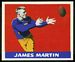 1948 Leaf football card #24: Jim Martin