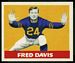 1948 Leaf Fred Davis football card