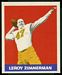 Leroy Zimmerman - 1948 Leaf football card #32