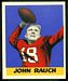 1948 Leaf John Rauch football card