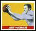 1948 Leaf Art Weiner football card