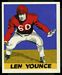 Len Younce - 1948 Leaf football card #61 - click to see large image Len Younce - 1948 Leaf football card #61