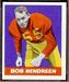 1948 Leaf Bob Hendren football card