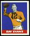 1948 Leaf Ray Evans football card