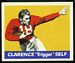 1948 Leaf Clarence Self football card