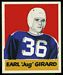 Jug Girard - 1948 Leaf football card #84 - click to see large image Jug Girard - 1948 Leaf football card #84