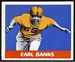 1948 Leaf football card #92: Earl Banks