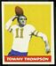1948 Leaf football card #9Y: Tommy Thompson