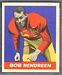 1949 Leaf Bob Hendren football card