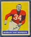 1949 Leaf football card #101: Pat Harder