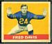 1949 Leaf Fred Davis football card