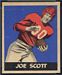 1949 Leaf Joe Scott football card