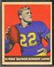 1949 Leaf Bobby Layne football card