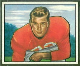 Knox Ramsey 1950 Bowman rookie football card