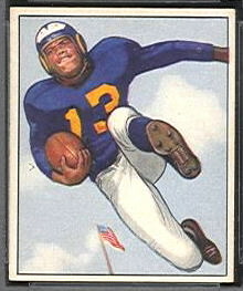 1950 Bowman Tank Younger football card