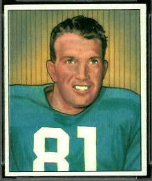 1950 Bowman John Green football card