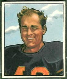 Robert "Buddy" Tinsley 1950 Bowman football card