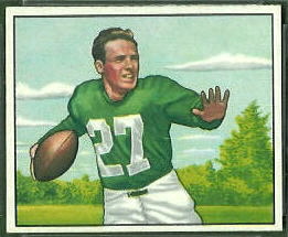 1950 Bowman Clyde Scott rookie football card