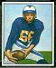 1950 Bowman Jack Zilly football card