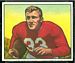 1950 Bowman Ventan Yablonski football card
