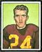 1950 Bowman Howie Livingston football card