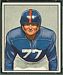 1950 Bowman football card #140: Jim White