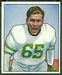 1950 Bowman Cliff Patton football card