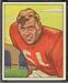 1950 Bowman Gail Bruce football card