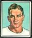 1950 Bowman Adrian Burk football card