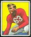 1950 Bowman Bill Blackburn football card