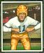 1950 Bowman Howard Hartley football card