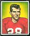 1950 Bowman Frank Tripucka football card