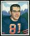 1950 Bowman George Connor football card