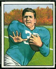 John Panelli 1950 Bowman football card